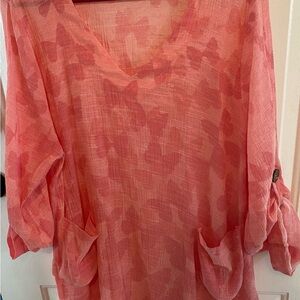 Indigo Soul Blush Pink Blouse